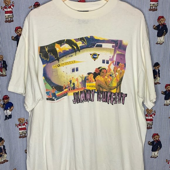 Vintage Jimmy Buffet Tour Band Tee shirt - Picture 1 of 4